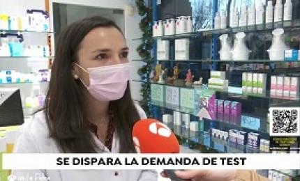 Reportaje en Antena 3 sobre test de antígenos en farmacias